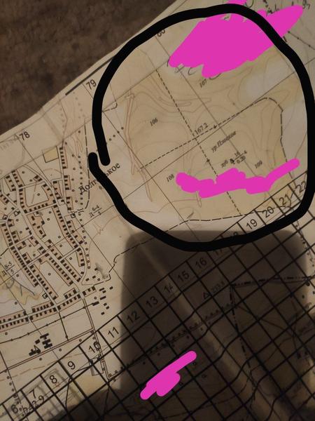 Harta folosita de soldatii rusi din regiunea Harkov, Foto: Telegram