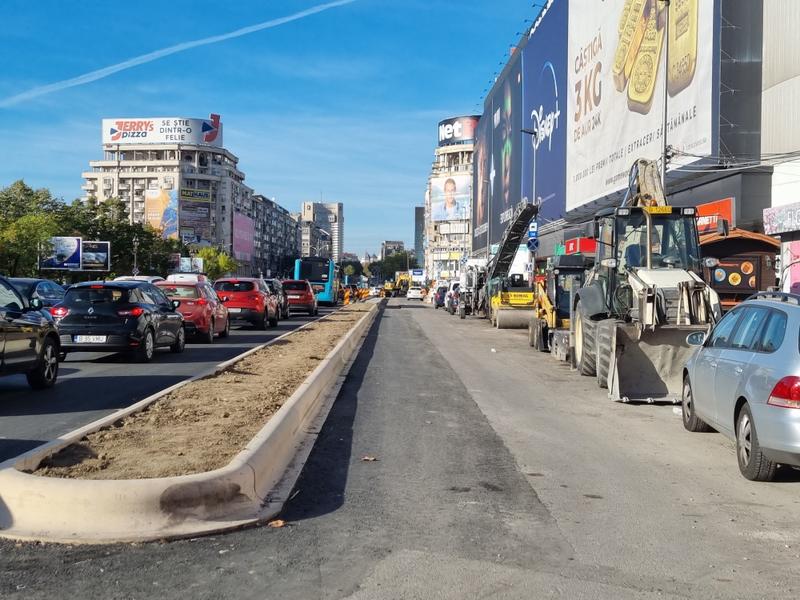 Borduri Piața Unirii 1, Foto: Hotnews