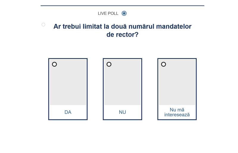 Sondaj mandate rectori, Foto: Hotnews