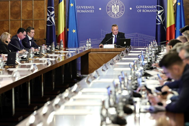 Ședinta de guvern, premier Nicolae Ciuccă, Foto: Guvernul Romaniei