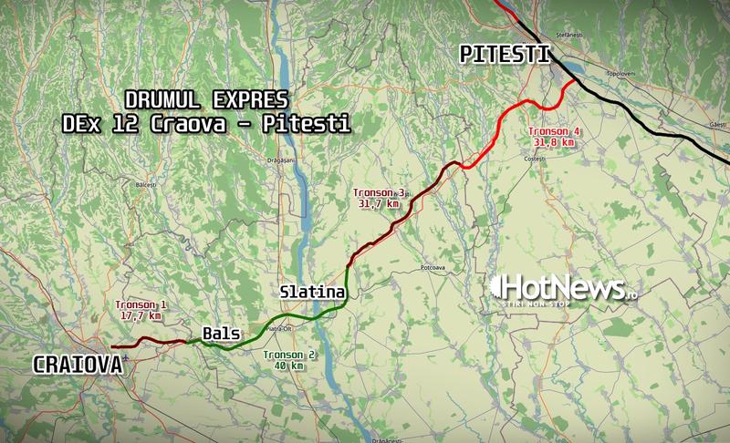 Drumul Expres DEx12 Craiova - Pitesti, Foto: Hotnews