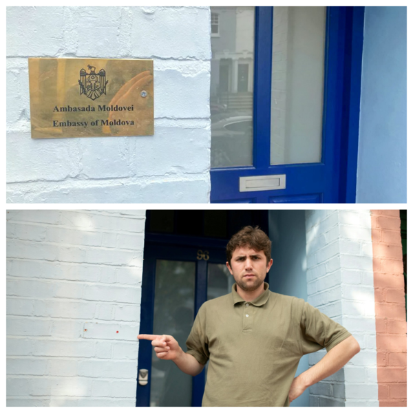 Un englez și-a indicat domiciliul ca fiind sediul ambasadei Republicii Moldova în Marea Britanie, Foto: Hughie Shepherd-Cross / SWNS / SWNS / Profimedia