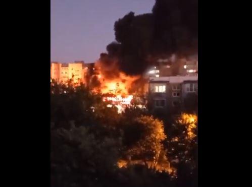 Un Su-34 s-a prabusit in Rusia, Foto: captura tv