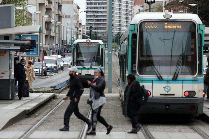 Tramvaie Bobigny, Paris, Foto: Thomas COEX / AFP / Profimedia