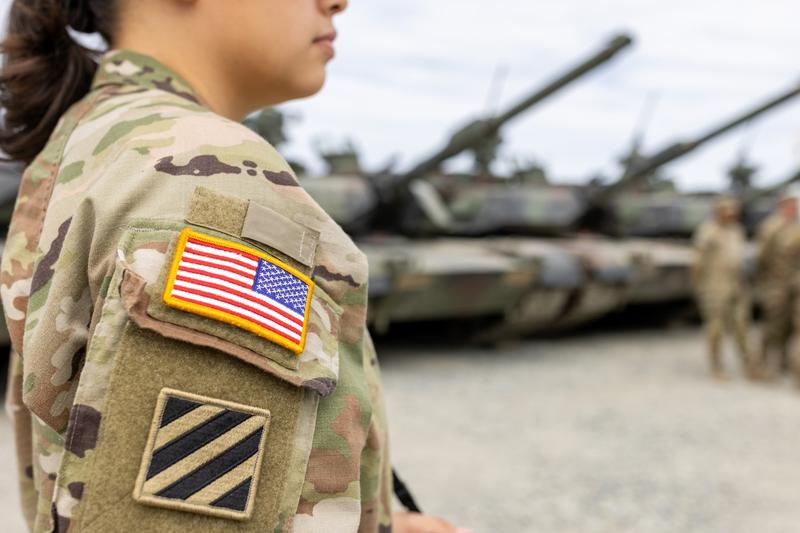 Femeie în armata SUA, Foto: Daniel Karmann / DPA / Profimedia