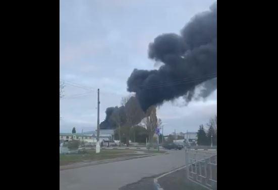 Incendiu in regiunea Bolgorod, Foto: Ukraiinska Pravda