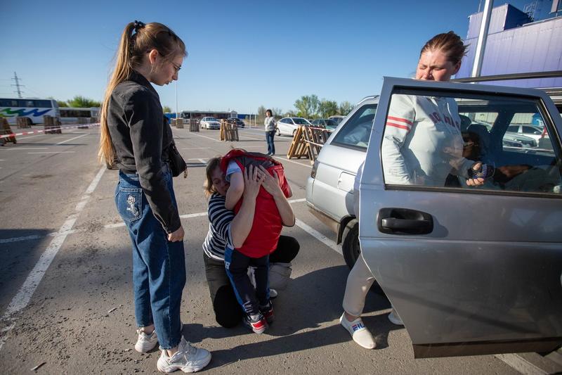 Război în Ucraina: În regiunea Zaporojie, mii de ucraineni au fugit din zonele ocupate de ruși, Foto: SOPA Images / ddp USA / Profimedia