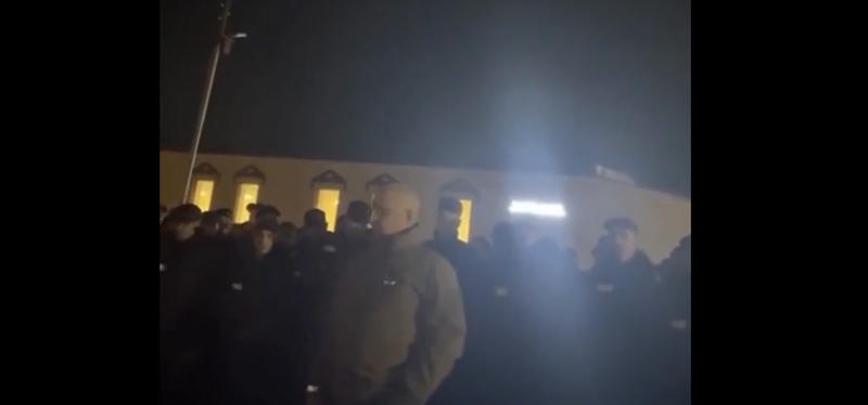 Evgheni Prigojin la recrutare intr-un penitenciar rusesc, Foto: Captura video