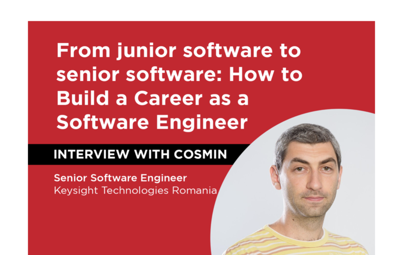 Interviu cu Cosmin, Senior Software Engineer Keysight Technologies, Foto: Keysight Technologies România