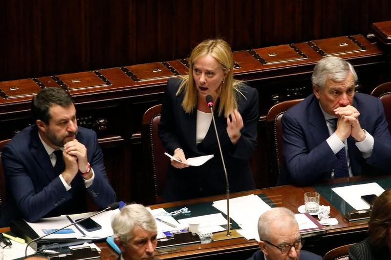 Giorgia Meloni alaturi de Matteo Salvini in parlamentul italian, Foto: Piero Tenagli-Ipa Agency / Shutterstock Editorial / Profimedia