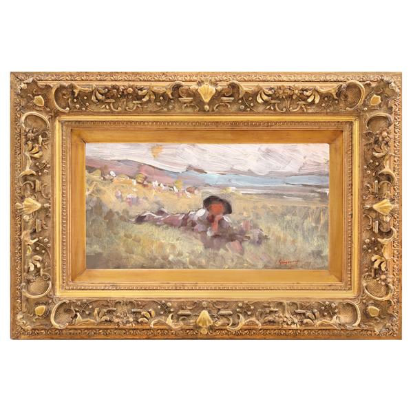 Ciobănaș pe Valea Doftanei - Nicolae Grigorescu, Foto: Artmark