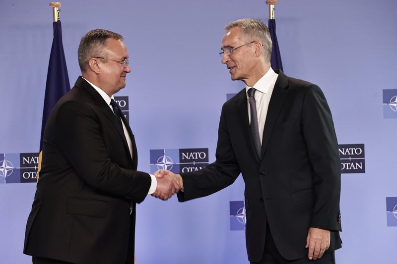 Nicolae Ciucă și Jens Stoltenberg, Foto: Guvernul Romaniei