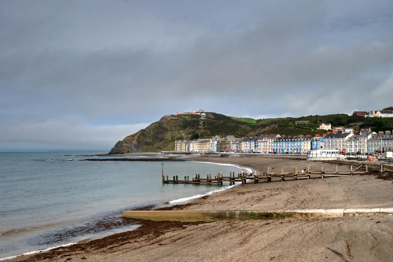 Plaja din Aberystwyth, Țara Galilor, Foto: Kevin Eaves | Dreamstime.com