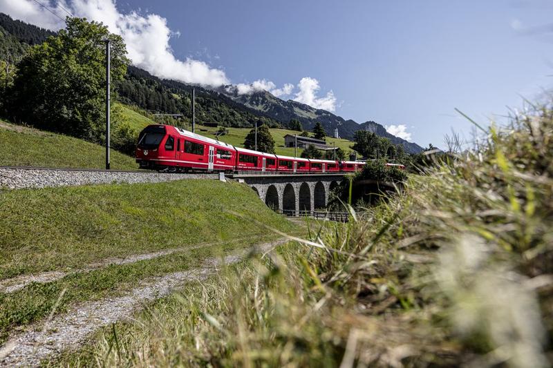 Tren din Elvetia, Foto: Rhaetian Railway