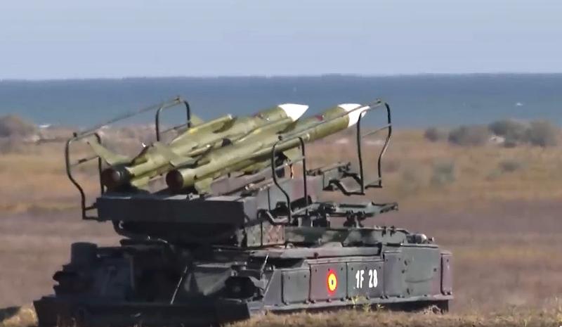 Sistemul de rachete Kub, testat in poligonul de la Capu Midia, Foto: Captura video Facebook