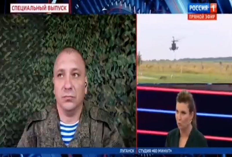 Ofiterul separatist da vina pe sateliti pentru infrangerile rusesti, Foto: Captura video