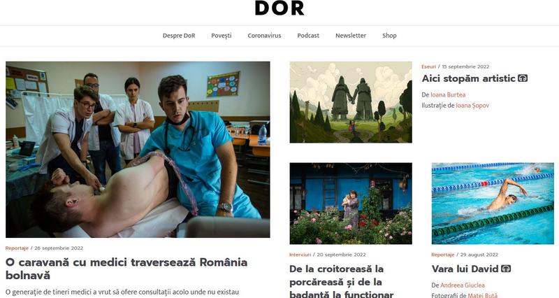 Revista DOR, Foto: Captura