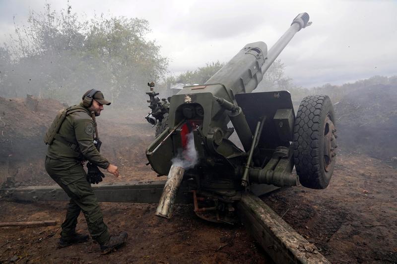 Soldat ucrainean pe frontul din regiunea Harkov, Foto: Andrii Marienko / AP / Profimedia