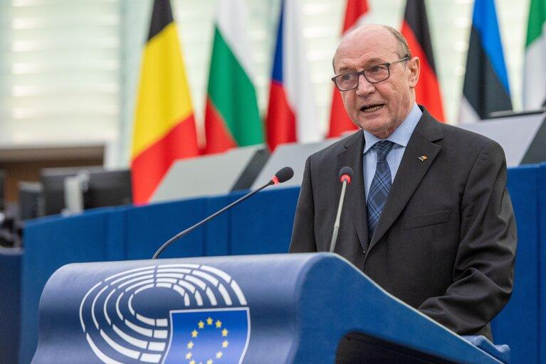 Traian Băsescu, Foto: Parlamentul European