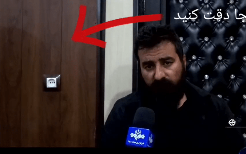 Unchiul lui Nika Shakarami, fata de 16 din Iran care ar fi murit dupa ce a spus ca este urmarita de politie, Foto: Captura video