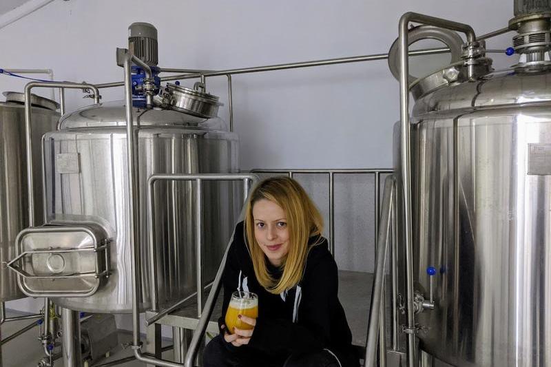 Amanda Morariu, co-fondator Double Drop Crew Brewery, Foto: Arhiva personala
