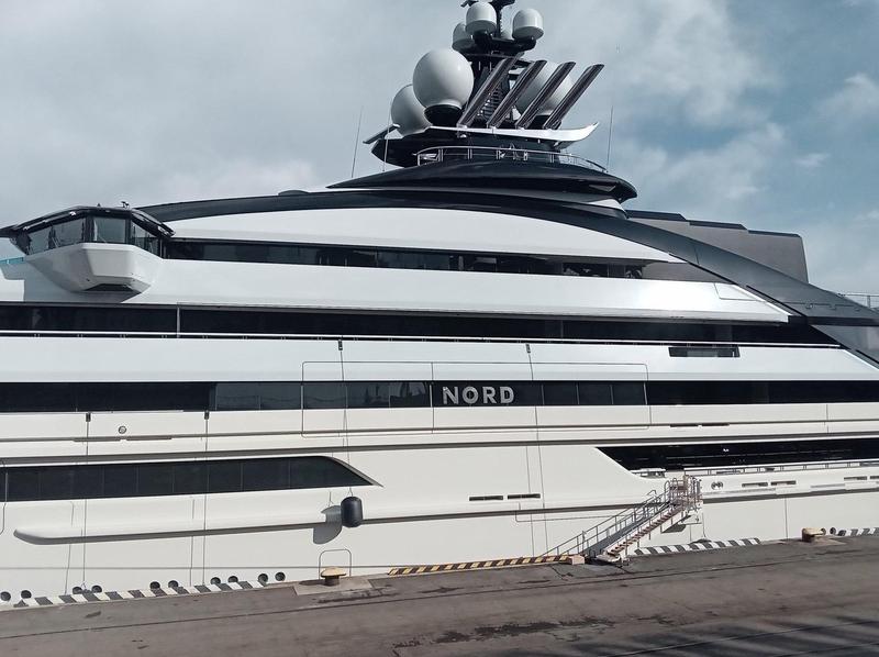 Iahtul „Nord” aparținând oligarhului rus Alexei Mordaşov, Foto: EyePress News / Shutterstock Editorial / Profimedia Images