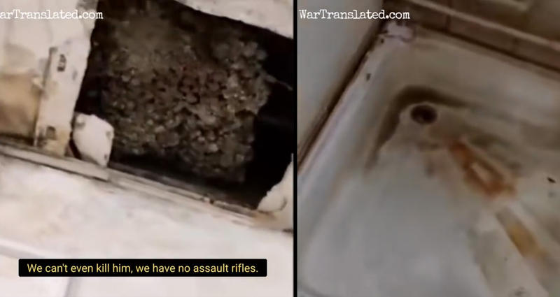 Conditiile in care sunt tinuti recrutii rusi lasa de dorit, Foto: Captura video