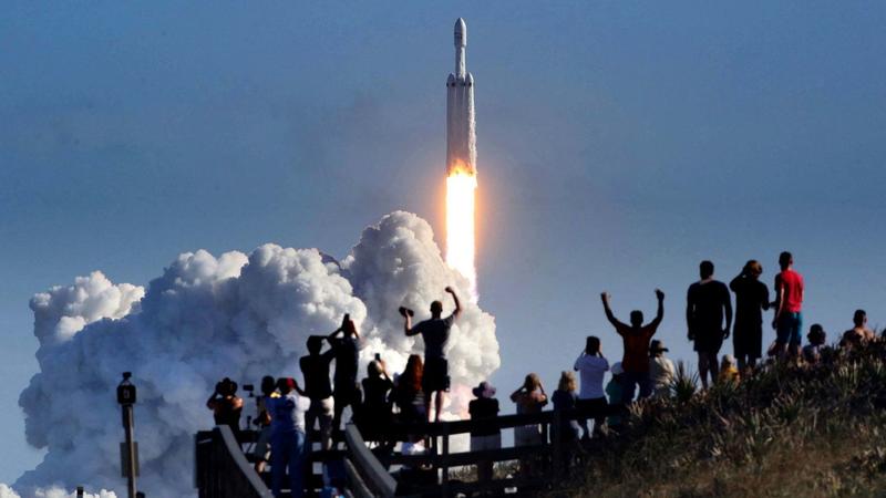 Lansare Falcon Heavy, Foto: TNS / Abaca Press / Profimedia Images