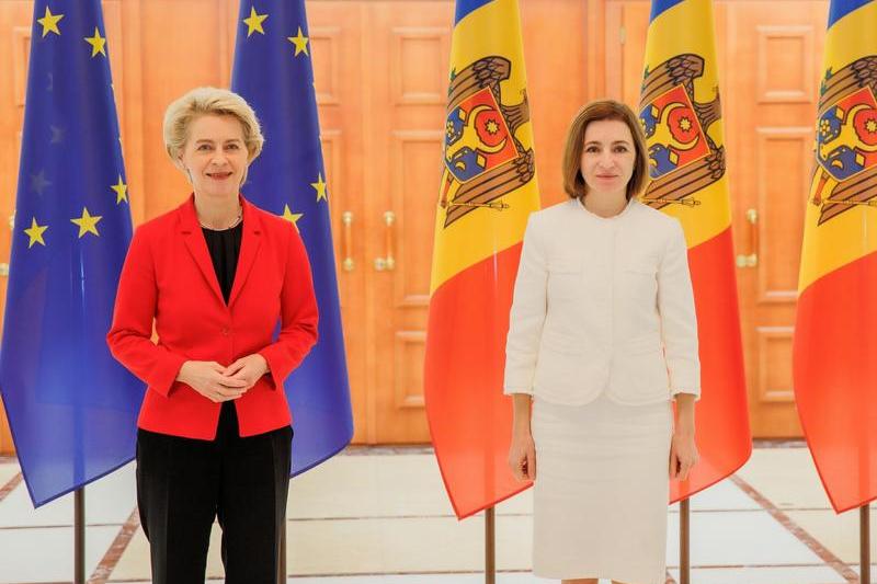 Maia Sandu si Ursula von der Leyen, Foto: Facebook Maia Sandu