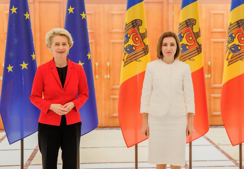 Maia Sandu si Ursula von der Leyen, Foto: Facebook Maia Sandu