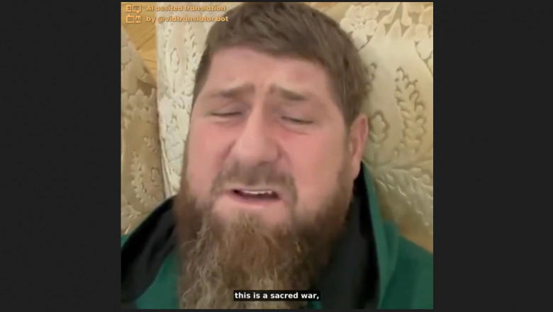 Ramzan Kadirov, Foto: Captura Telegram
