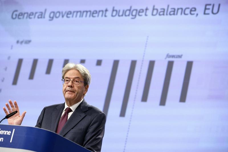 Paolo Gentiloni, comisarul european pentru economie, Foto: Kenzo TRIBOUILLARD / AFP / Profimedia