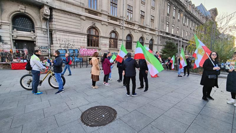 Protest iranian în București, Foto: Ella Moroiu