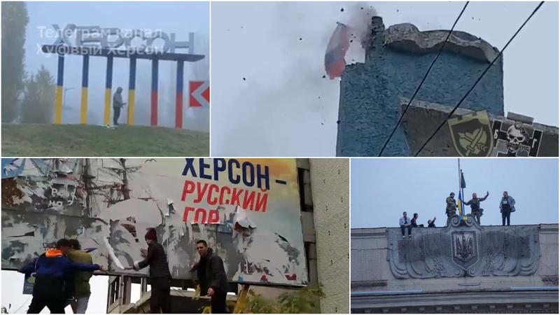 Semnele schimbarii in Herson, Foto: Colaj foto