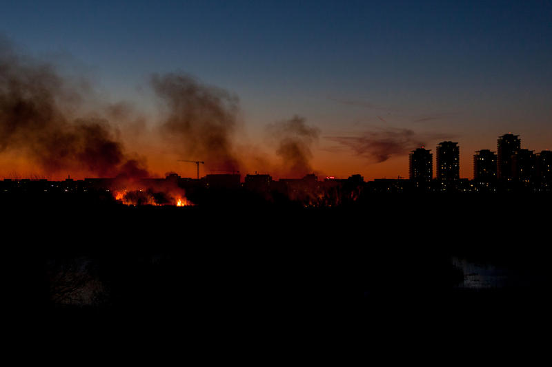 Poluare noaptea în București , Foto: Ana Maria Tanasescu / Dreamstime.com