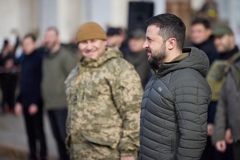 Volodimir Zelenski in vizita in Hersonul eliberat, Foto: AA / Abaca Press / Profimedia Images