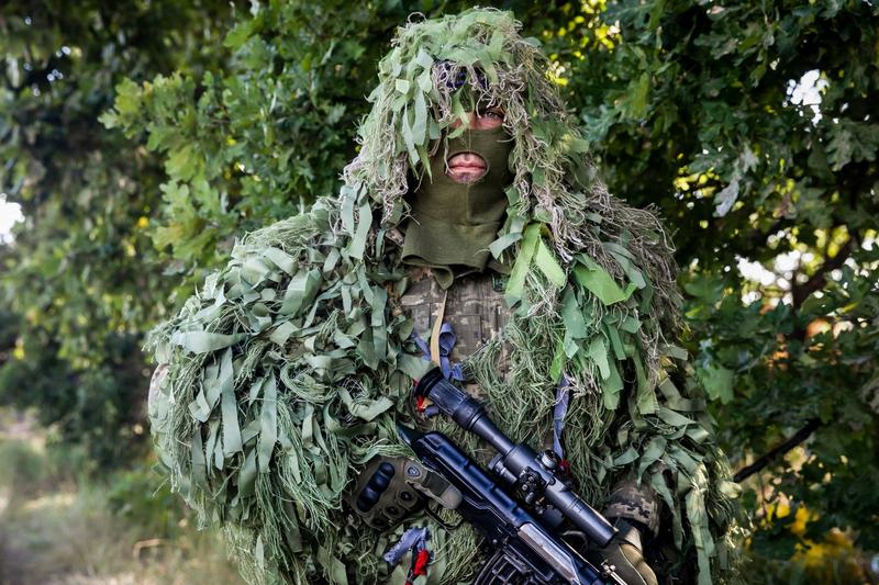 Lunetist de elită din armata ucraineană, Foto: Mykhaylo Palinchak / Zuma Press / Profimedia