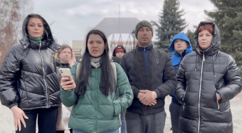 Răscoala în prima linie, peste 250 de moscoviti trimiși în Luhansk refuză să lupte, Foto: Captura video Telegram / Aktual24.ro