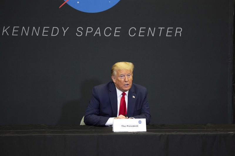 Donald Trump la Centrul Spatial Kennedy in 2020, Foto: Saul Martinez / Getty Images / Profimedia Images