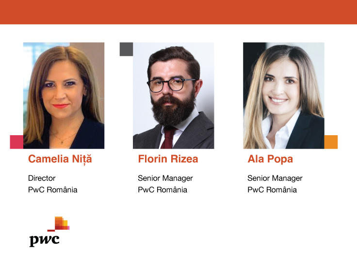 Camelia Niță, Ala Popa, Florin Rizea, Foto: PwC România