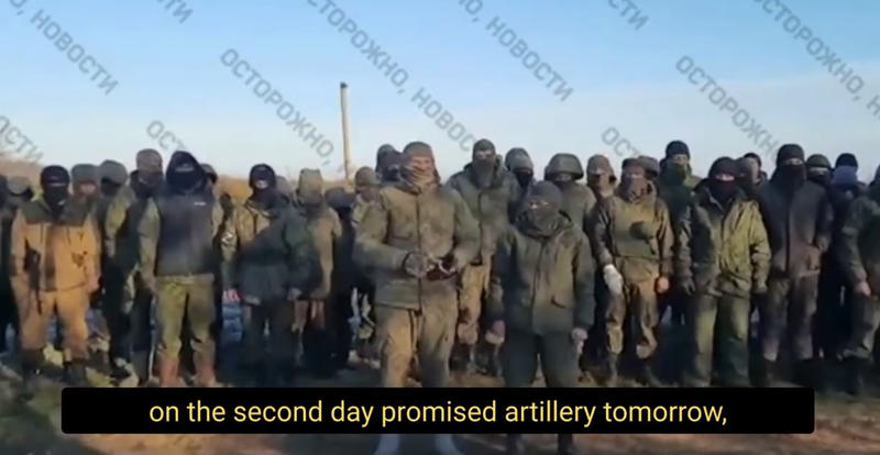Soldatii rusi spun ca au fost fortati sa se retraga din cauza atacurilor ucrainene, Foto: Captura video