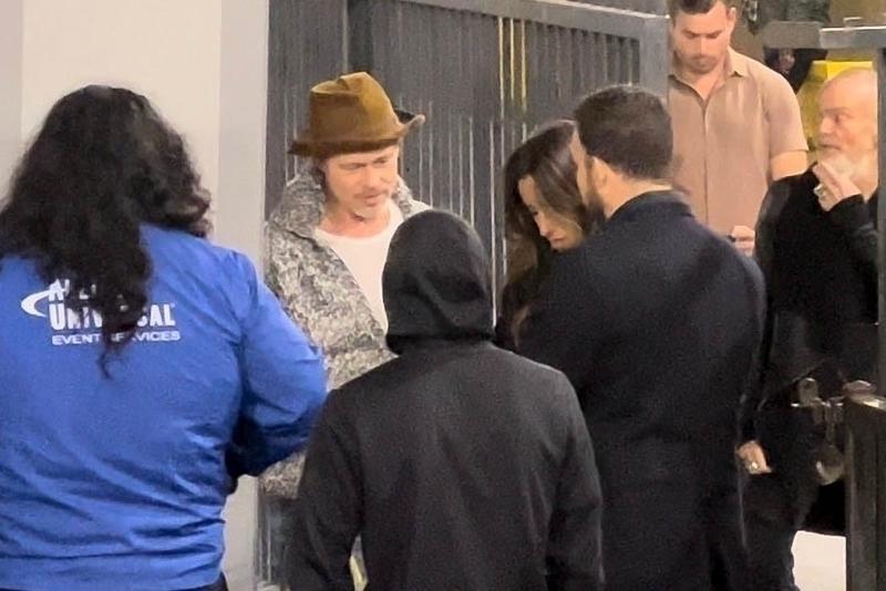 Brad Pitt si Ines de Ramon, Foto: GIO/ROGER / BACKGRID / Backgrid USA / Profimedia