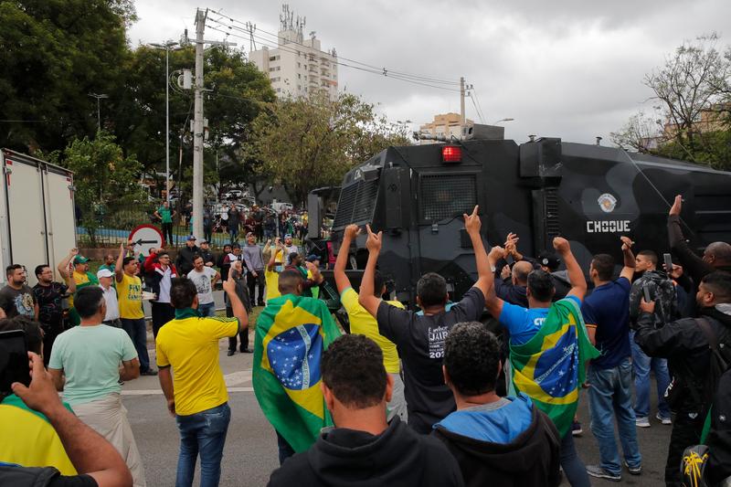 proteste Brazilia. Sustinatorii lui Bolsonaro cer armatei sa intervina dupa victoria lui Lula, Foto: Caio GUATELLI / AFP / Profimedia