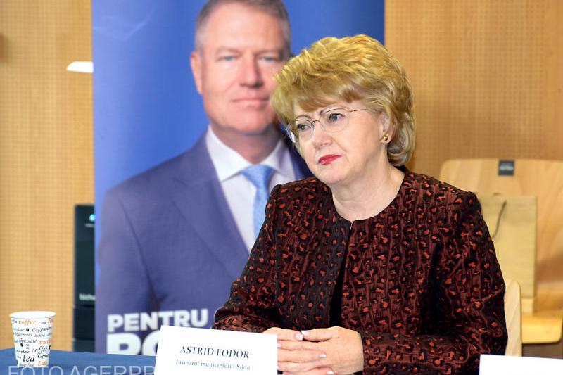 Astrid Fodor, primarul municipiului Sibiu, Foto: Agerpres