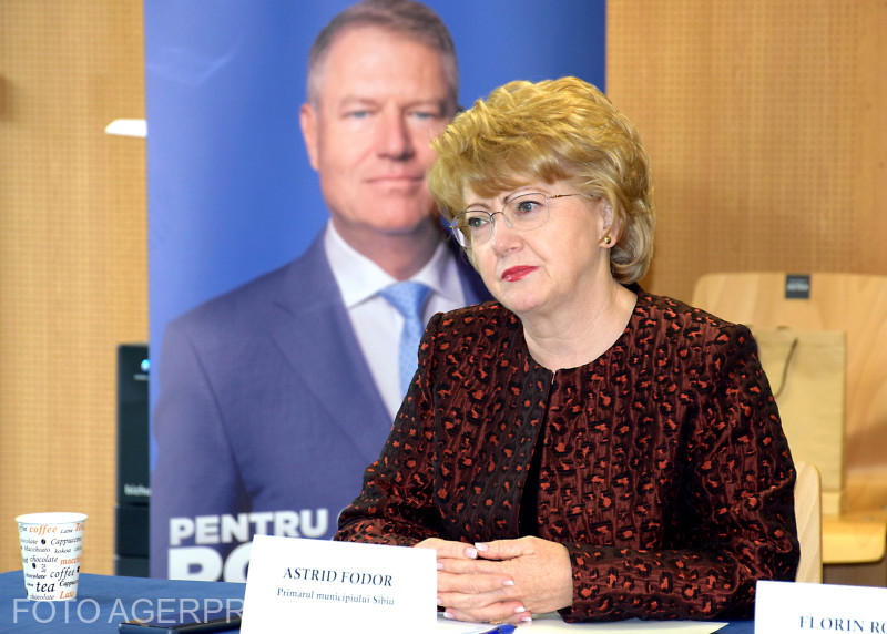 Astrid Fodor, primarul municipiului Sibiu, Foto: Agerpres