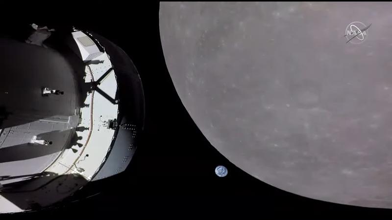 Orion, Luna si Pamantul, Foto: Captura YouTube