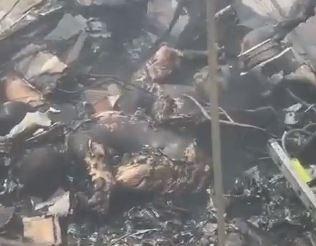 Avion prabusit in Columbia, Foto: Captura video