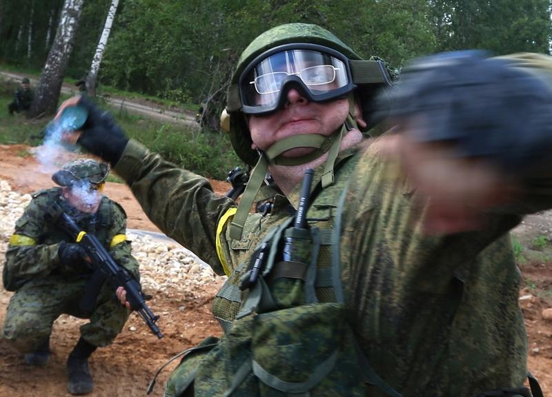 Exercitii militare cu arme de airsoft in Rusia, Foto: Sharifulin Valery / TASS / Profimedia