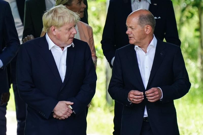 Boris Johnson si Olaf Scholz, Foto: Action Press / Shutterstock Editorial / Profimedia