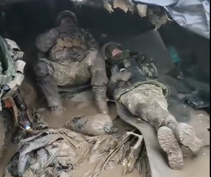 transeele din Bahmut, Foto: Captura video